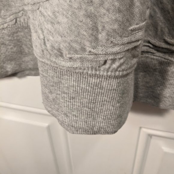 Women's Simply Vera Vera Wang Textured Three Quarter Sleeve Sweatshirt - NWT - Picture 7 of 13